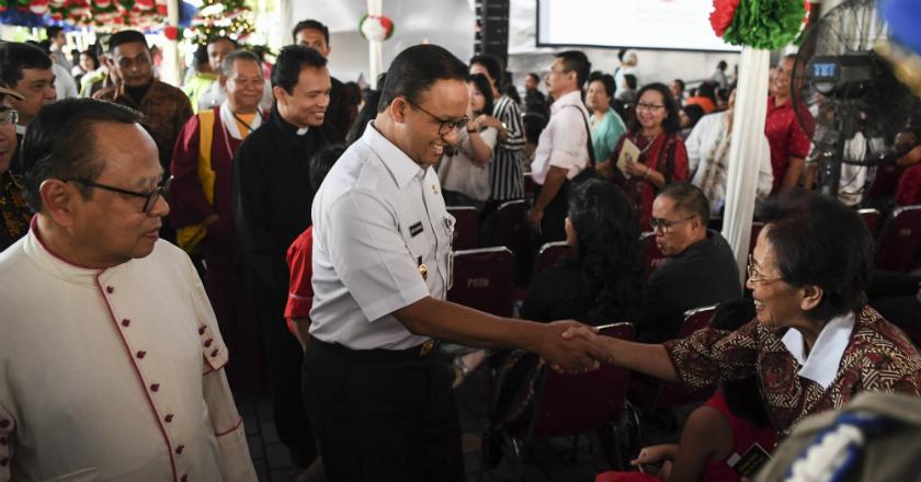 Pantau Persiapan Natal, Anies Kunjungi Beberapa Gereja di Jakarta