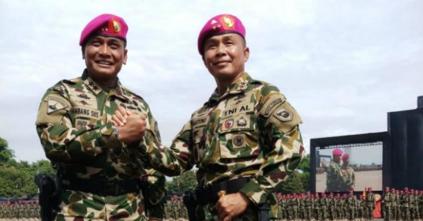 Mantan Danpaspampres Mayjen TNI Suhartono Resmi Jabat Komandan Korps Marinir