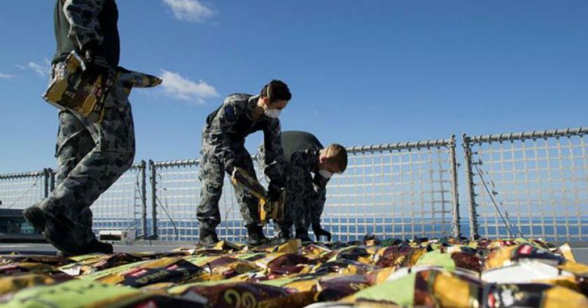 AL Australia Gagalkan Penyelundupan Satu Ton Heroin di Laut Arab