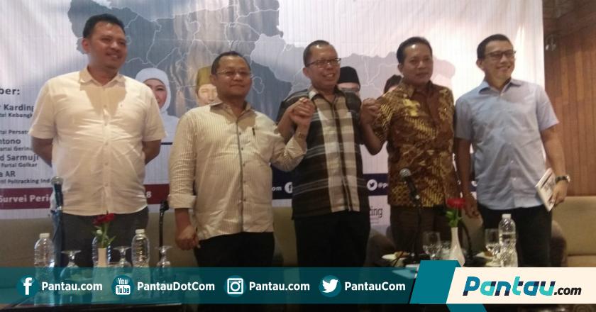 Survei Poltracking: Elektabilitas Khofifah-Emil Unggul Jauh dari Gus Ipul-Puti