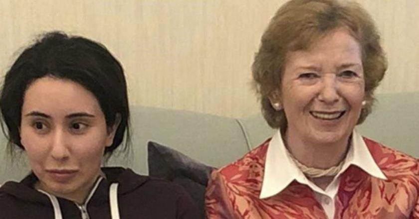 Foto Putri Saudi Sheikha Latifa Bersama Kepala HAM PBB Pica Kontroversi