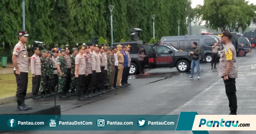 Petugas Gabungan Gelar Apel Jelang Pergantian Tahun