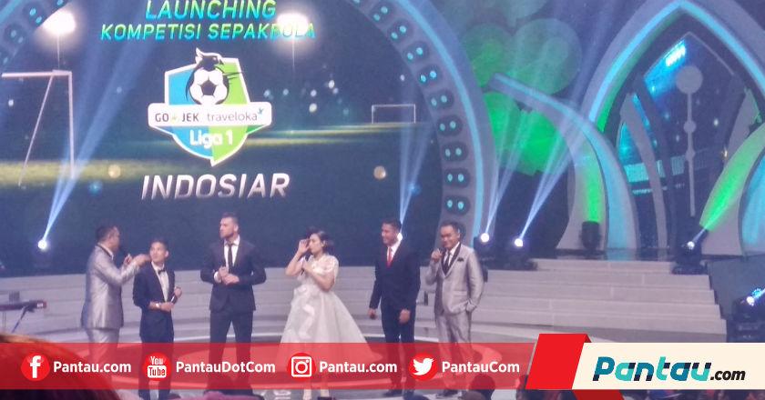 Momen Goks! Kim Jeffrey, Indra Kahfi, Marko Simic Jadi Host di Acara Launching Liga 1