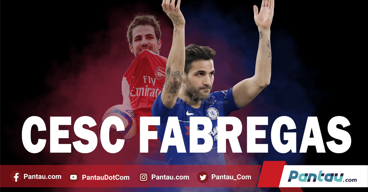 Pantau Grafis: Memori Indah Cesc Fabregas Selama Berpetualang di Liga Inggris