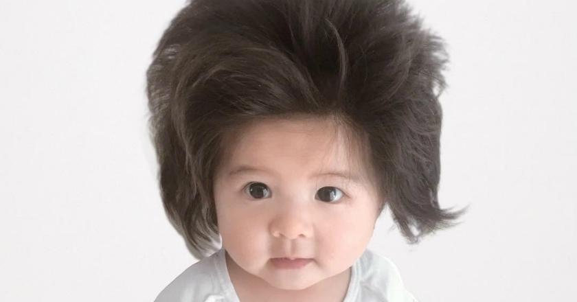 Gemesnya... Produk ini Jatuh Cinta dengan Bayi Jepang Berambut Lebat