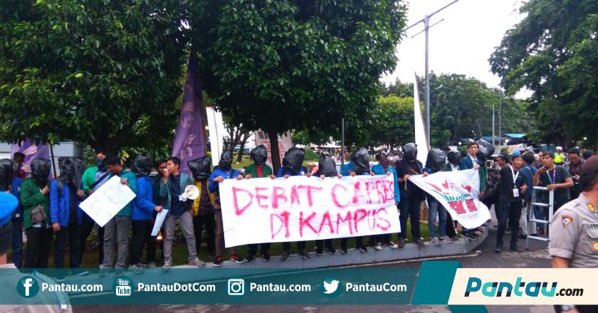 Ada Aksi Demonstrasi di Depan Lokasi Debat Pilpres 2019