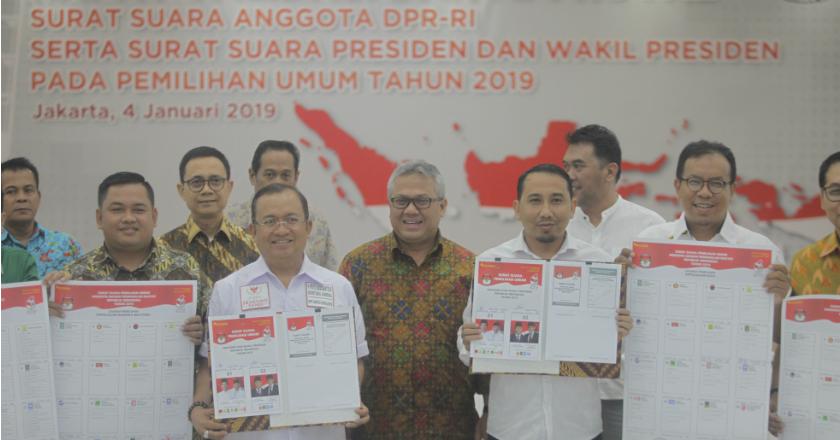 Besok, KPU Mulai Produksi Surat Suara Pemilu 2019