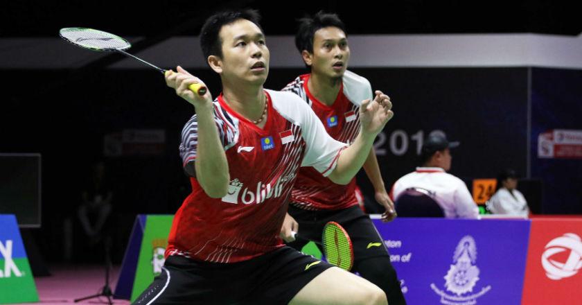Indonesia Master 2019: Hendra/Ahsan Menang Mudah dari Pasangan Malaysia