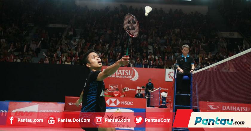 Kepercayaan Diri Antarkan Ginting ke Perempatfinal Indonesia Master 2019