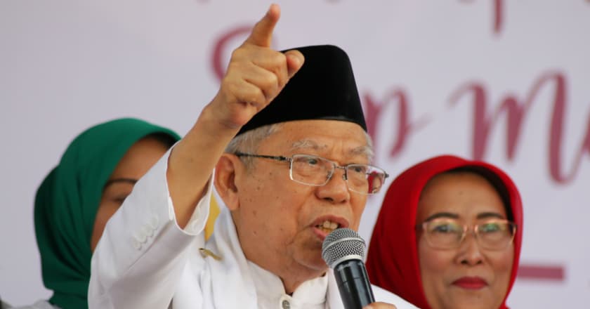 Ma'ruf Amin Ajak Relawan Perangi Hoax