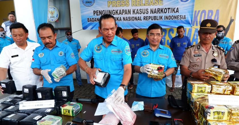 BNN Gagalkan Peredaran 25 Kg Sabu Jaringan Internasional