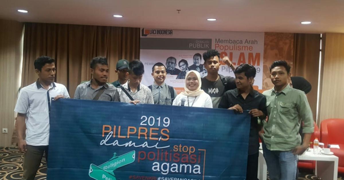 Gerah dengan Polemik, Anak Muda LACI Dukung Pemilu Damai