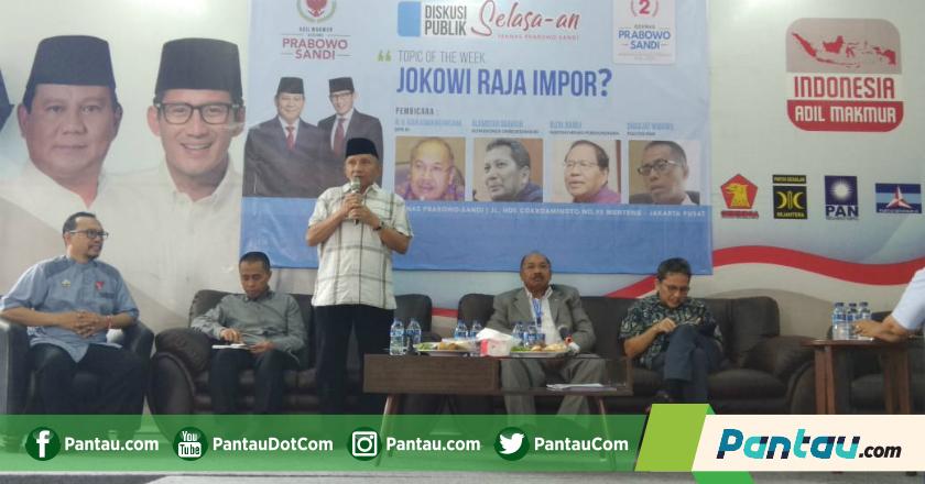 Amien Rais Sebut 4 Jenis Mafia dalam Diskusi 'Jokowi Raja Impor?'