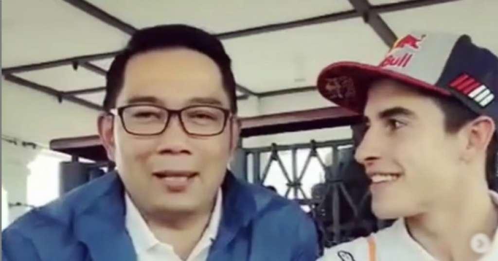 Kunjungi Bandung, Marc Marquez Dapat Hadiah Ini dari Ridwan Kamil