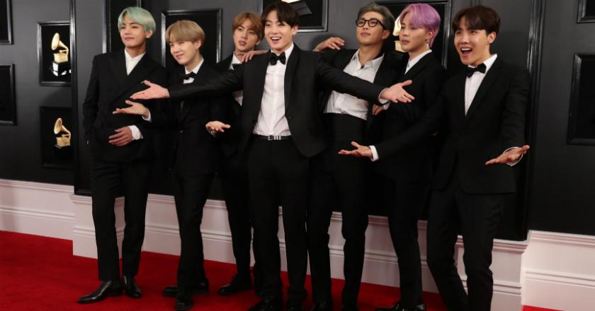 Serba Hitam di Grammy Awards 2019, BTS Sebut Nama 'Army'