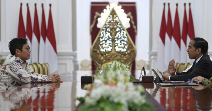 Bertemu Presiden Jokowi, CEO Bukalapak Ahmad Zaky Sampaikan Permintaan Maaf