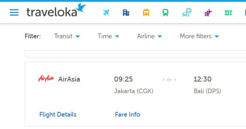 Hilang Tanpa 'Kabar', Tiket AirAsia Muncul Lagi di Traveloka