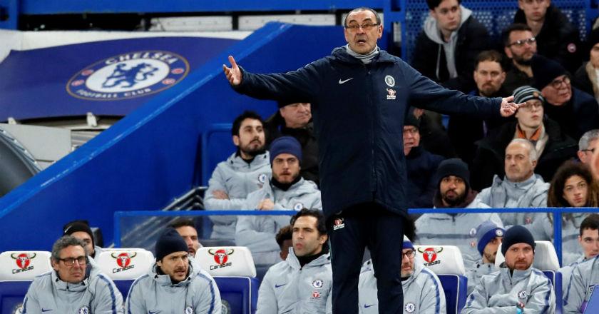 Disingkirkan Manchester United, Tugas Sarri Bersama Chelsea Berakhir?