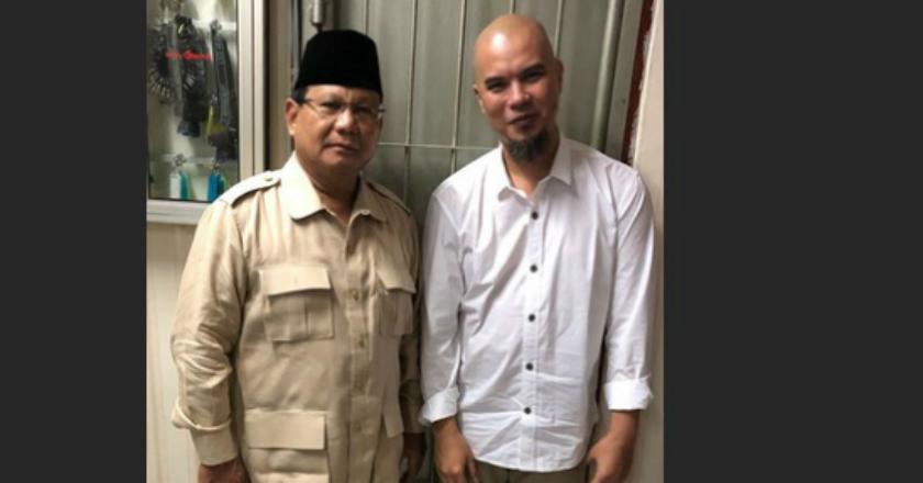 Momen Capres Prabowo Jenguk Ahmad Dhani di Lapas Medaeng