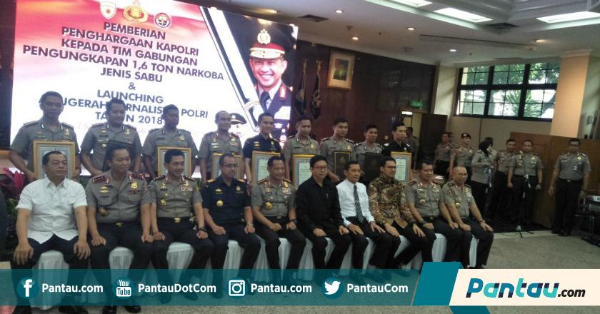 Pengungkapan Narkoba 1,6 Ton di Kepri Diganjar Penghargaan oleh Kapolri