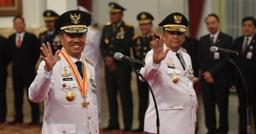Usai Dilantik, Ini PR Jokowi untuk Gubernur dan Wakil Gubernur Riau Terpilih