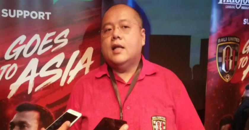 CEO Bali United Bantah Terlibat Pengaturan Skor