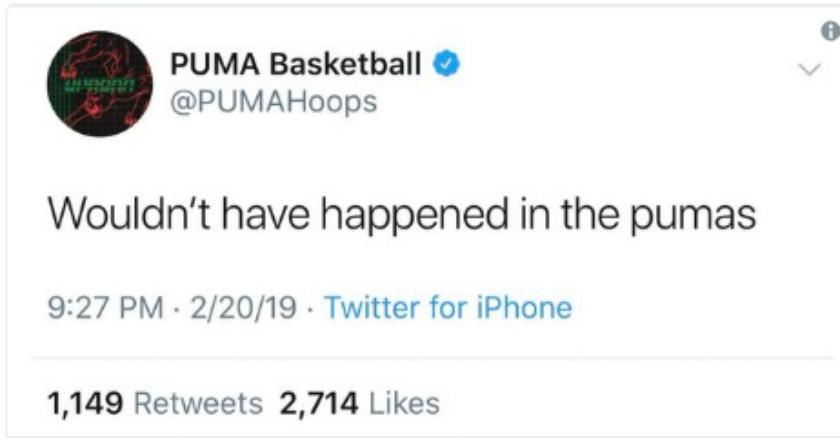 Admin Puma Sindir Nike Robek di Twitter, Eh Langsung Dihapus