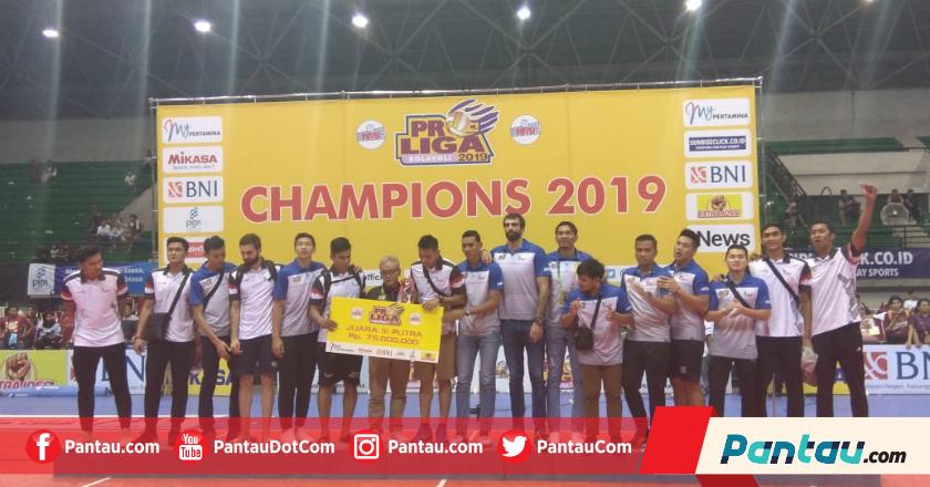 Proliga 2019: Tim Putra JPE Sabet Peringkat 3 Usai Tundukkan Palembang Bank SumselBabel