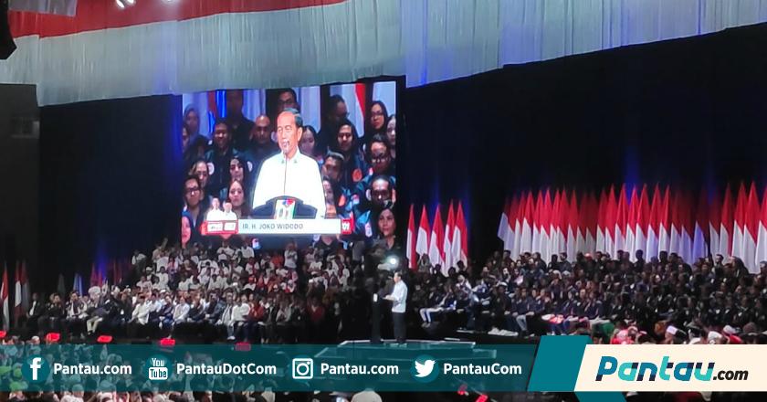 Pidato Konvensi Rakyat, Jokowi Ceritakan Masa Kecilnya Penuh Ketakutan