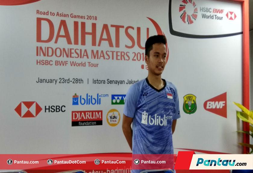 Kalahkan Wakil Hong Kong, Anthony Tatap Babak Kedua Indonesia Master 2018