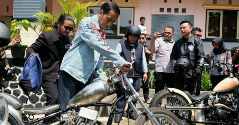 Touring ke Sukabumi, Jokowi Naik Chopperland