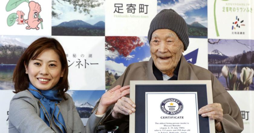 Pria Jepang Ini Dinobatkan Sebagai Manusia Tertua di Dunia