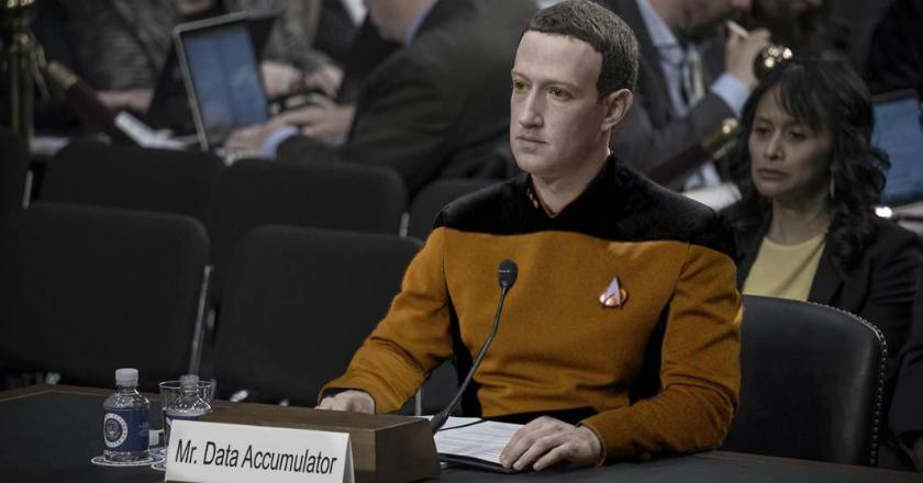 Digempur Parlemen AS, Wajah Pucat Bos Facebook Disamakan dengan Robot Star Trek