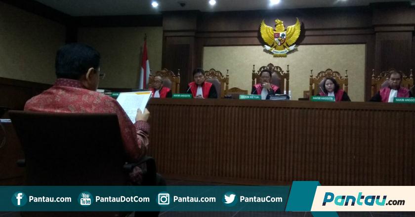 Bacakan Nota Pembelaan, Setya Novanto Minta Maaf