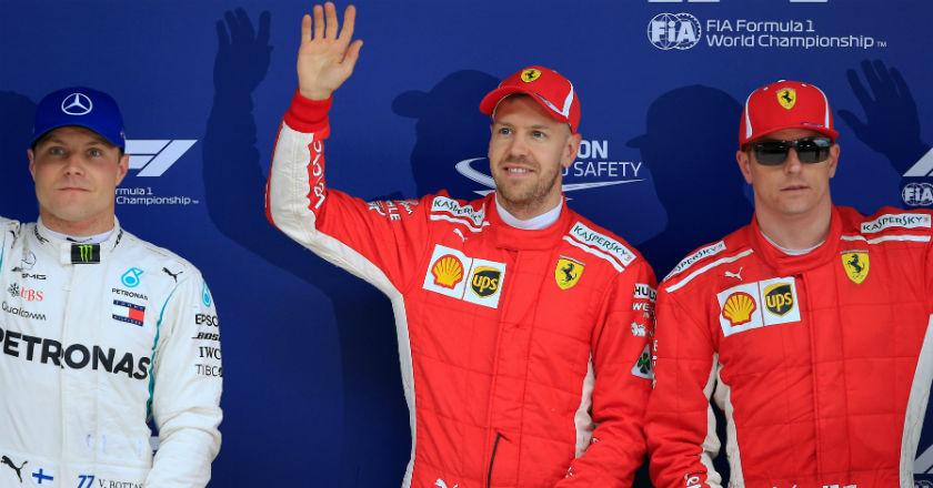 Hasil Kualifikasi F1 GP China 2018, Vettel Terdepan