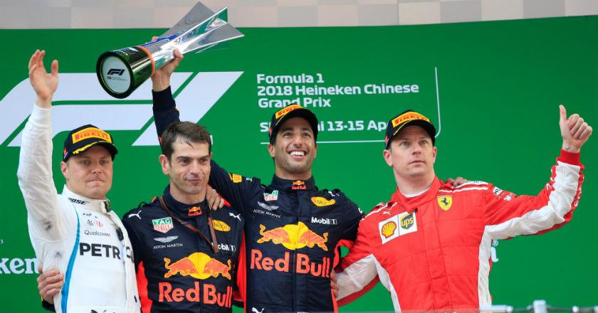 Hasil Balapan F1 GP China 2018, Ricciardo Kalahkan Mercedes dan Ferrari
