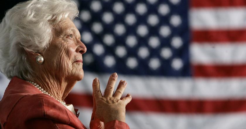Mantan Ibu Negara Amerika Serikat Barbara Bush Meninggal Dunia