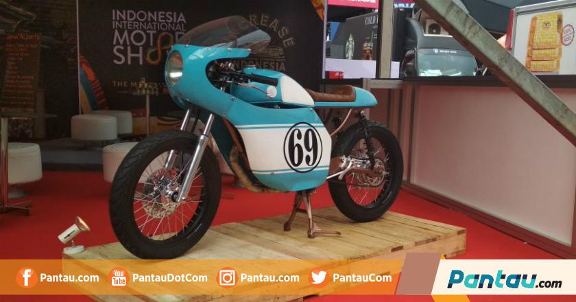 Pantau Foto: Anak Jokowi Pamer Motor Baru 'Cafe Racer' di IIMS 2018