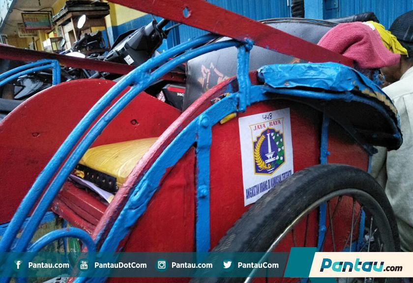 Begini Sistem Penataan Becak 'Legal' di Jakarta Ala Anies-Sandi