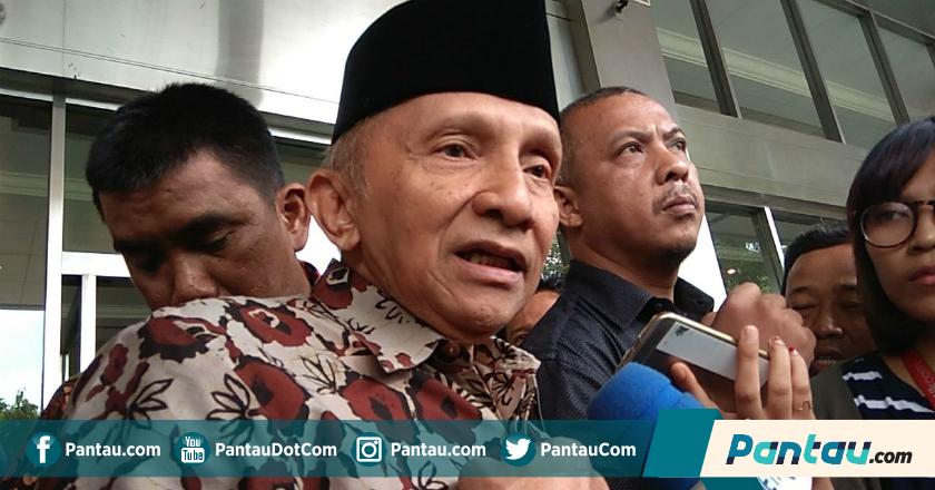 Ditanya Soal Poros Ketiga, Amien Rais: No Way!