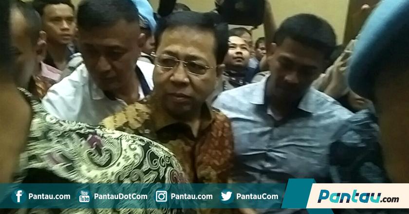 Setya Novanto Mengaku Pasrah dengan Vonis Hakim