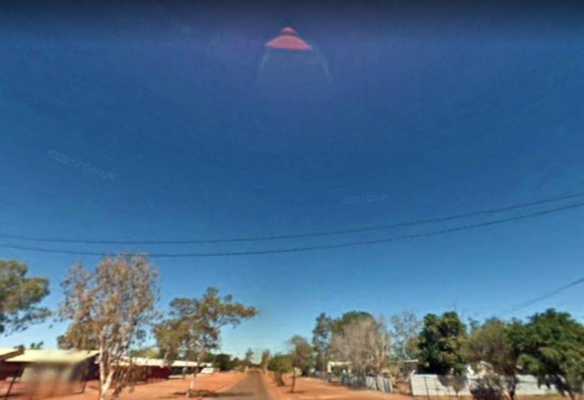 UFO Tertangkap Kamera Google Street View, Begini Penampakannya