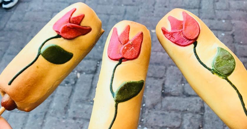 Kuliner Corndog Tulip Supercantik Ini Bikin Sayang untuk Dimakan