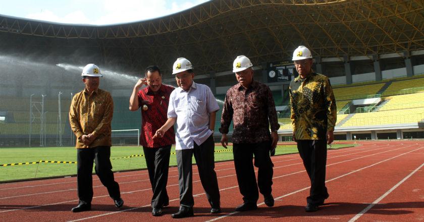 JK Pantau Progres Venue Stadion Patriot Bekasi