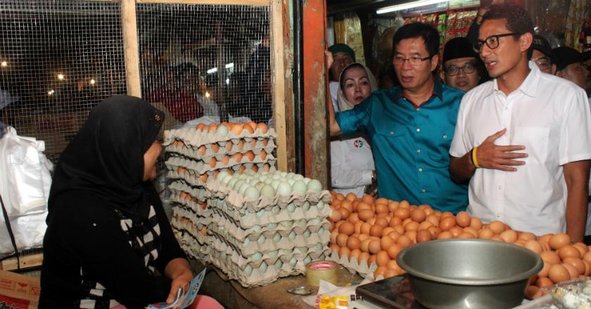 Sandiaga Uno: Urusan Cabai Nomor 1, Urusan Cagub Jateng Nomor 2