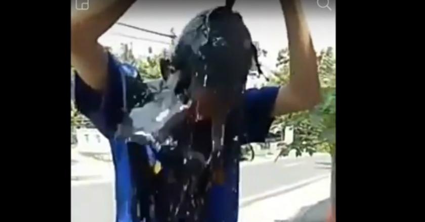 Viral! Video Bocah Yatim Piatu Diguyur Oli Bekas Karena Ketahuan Mencuri