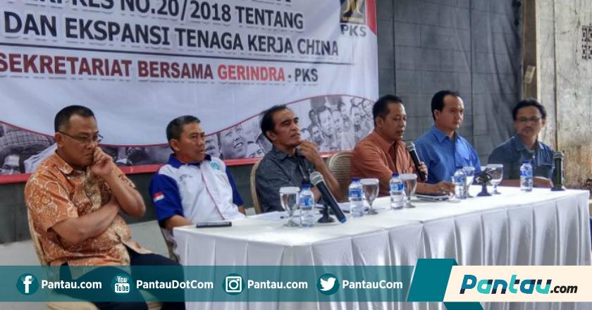 Gerindra Pantang Nyerah Bentuk Pansus Tenaga Kerja Asing