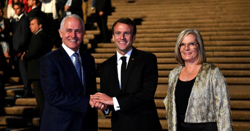 Ucapan 'Delicious Wife' Ala Presiden Prancis untuk Istri PM Australia