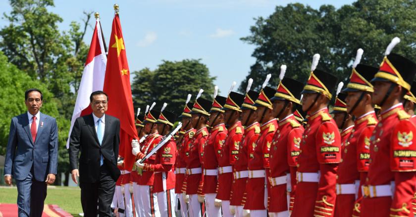 Presiden Jokowi Sambut Kedatangan PM China di Istana Bogor