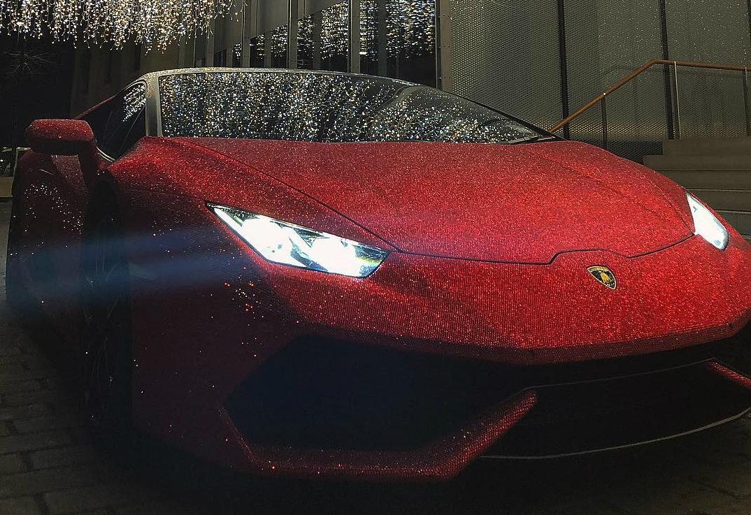 Super Berkilau! Lamborghini Ini Bertabur 1,3 Juta Kristal Swarovski
